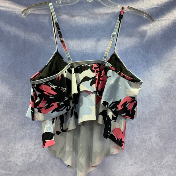 American Trend High Waisted Tankini Flounce Top NWOT - Picture 3 of 4